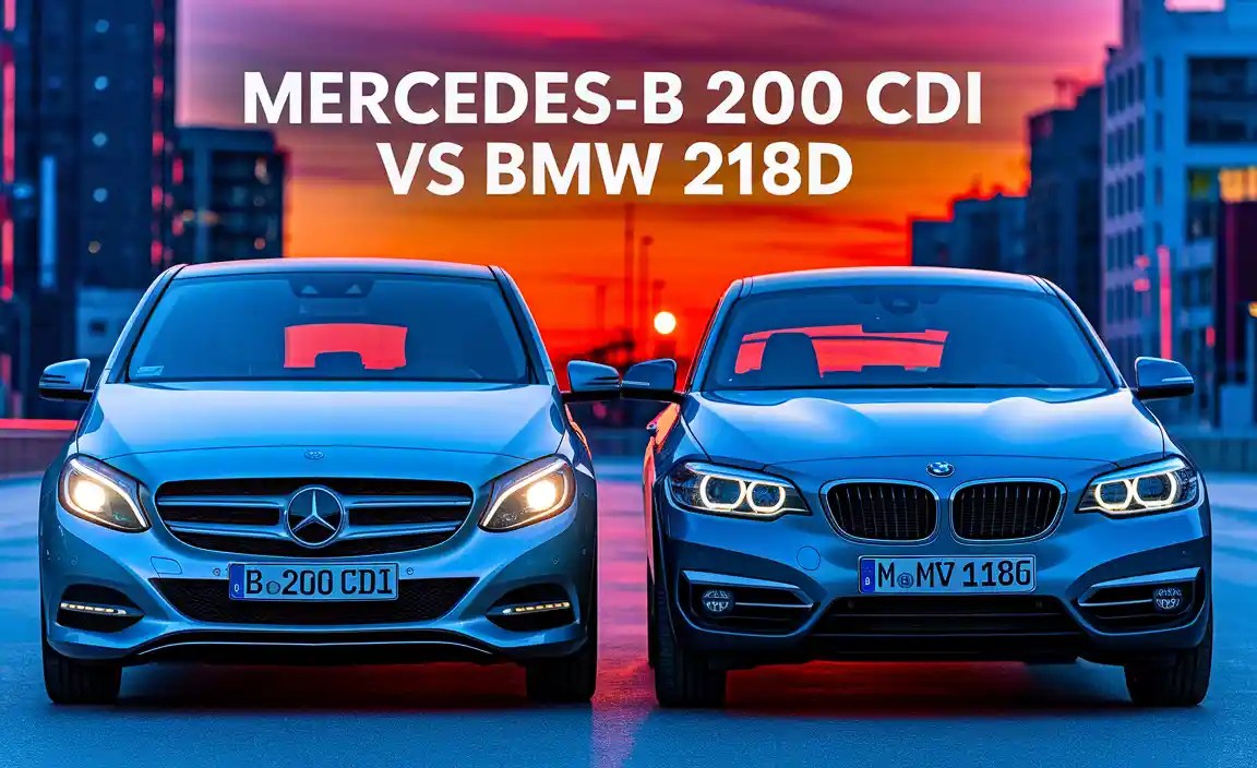 Mercedes‑B 200 CDI Vs BMW 218d